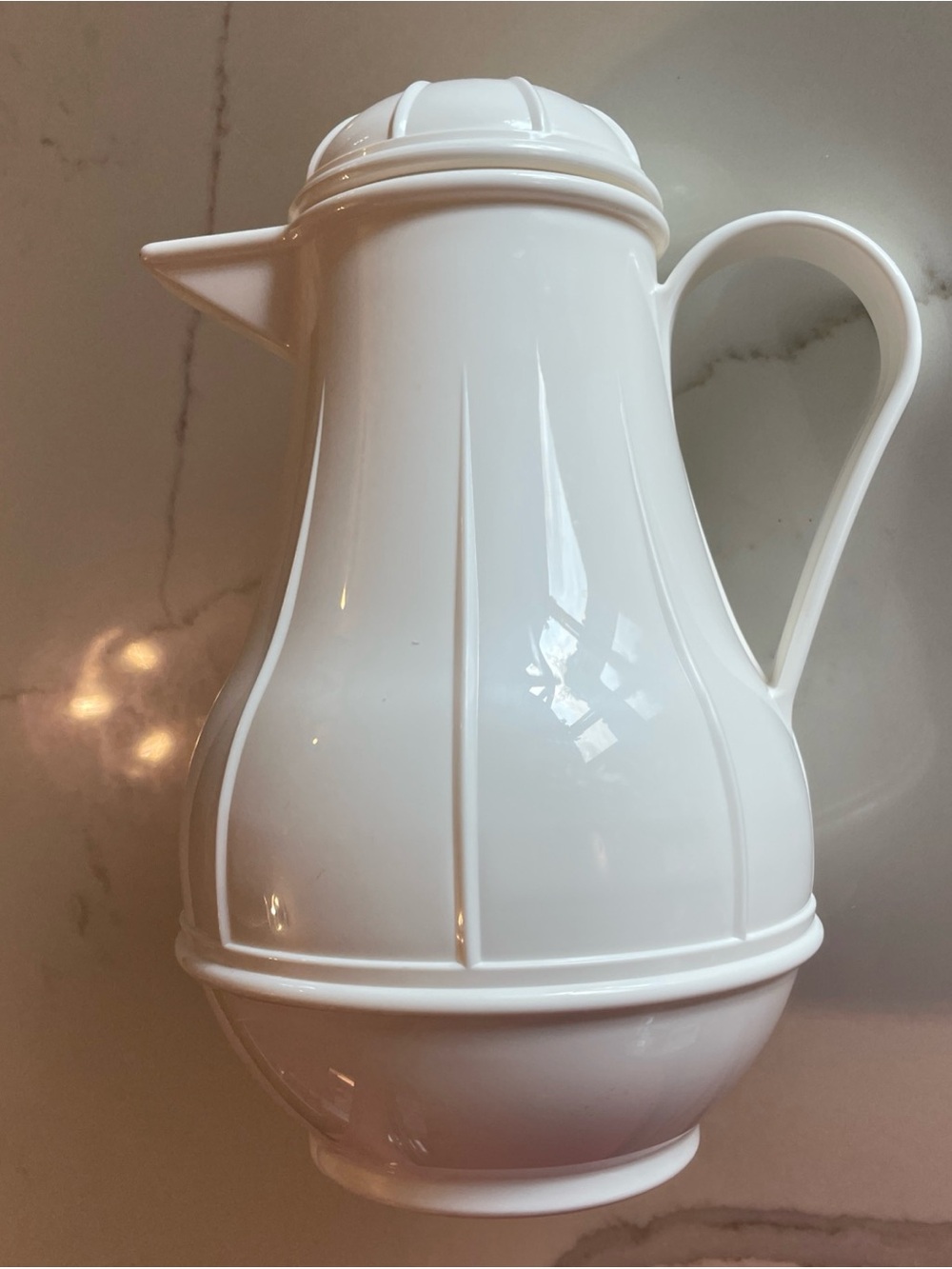 Thermos White Insulated Coffee Carafe